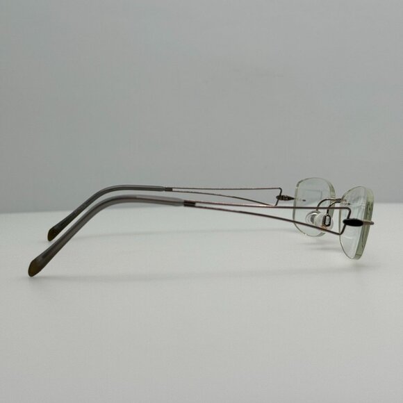 Charmant Eyeglasses Eye Glasses Frames CH10922 BR Titanium Japan 51-19-135 - Picture 2 of 6